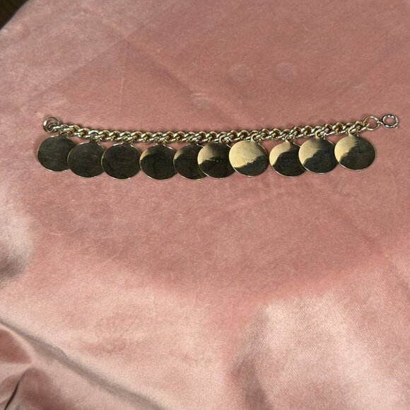 Vintage 1960s Gold Tone Ten Commandments Charm Bracelet - Picture 6 of 14